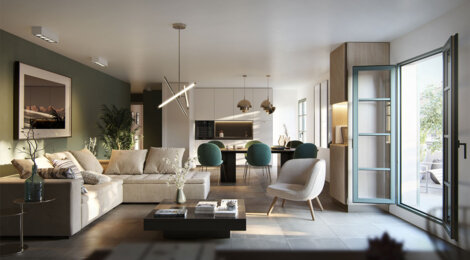 Programme immobilier neuf VILLA CANDIDE - Nice : Appartements T1–T4 avec terrasses, parking sécurisé et proximité place Massena (06000) - Référence : 16977