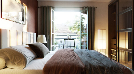 Programme immobilier neuf VILLA CANDIDE - Nice : Appartements T1–T4 avec terrasses, parking sécurisé et proximité place Massena (06000) - Référence : 16977