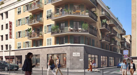 Programme immobilier neuf VILLA CANDIDE - Nice : Appartements T1–T4 avec terrasses, parking sécurisé et proximité place Massena (06000) - Référence : 16977
