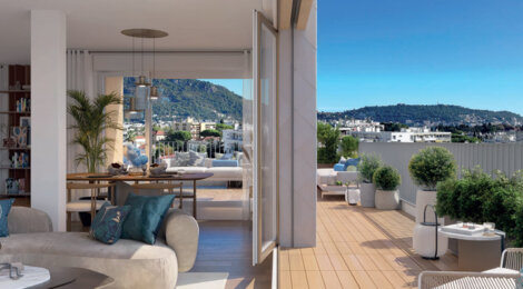 Programme immobilier neuf LES PANORAMAS CIMIEZ - Nice Cimiez vivre avec vues panoramiques dans un cadre résidentiel (06000) - Référence : 14176