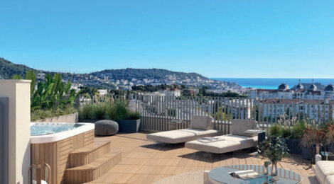 Programme immobilier neuf LES PANORAMAS CIMIEZ - Nice Cimiez vivre avec vues panoramiques dans un cadre résidentiel (06000) - Référence : 14176