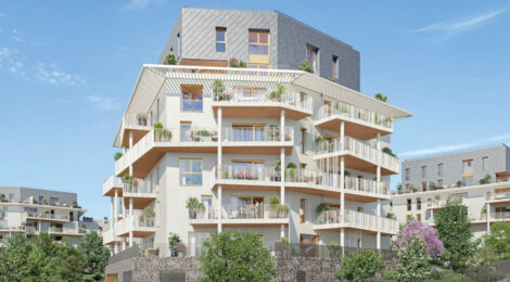 Programme immobilier neuf LES PANORAMAS CIMIEZ - Nice Cimiez vivre avec vues panoramiques dans un cadre résidentiel (06000) - Référence : 14176