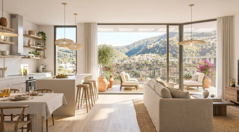 Programme immobilier neuf NOVA - Nice est proche Nice des rives du Paillon résidence moderne avec jardin paysager (06000) - Référence : 17191