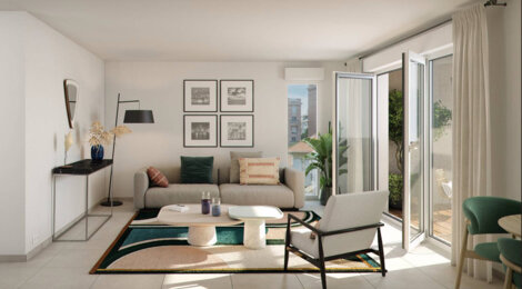 Programme immobilier neuf AVENUE DES ARENES DE CIMIEZ - Nice quartier Cimiez à deux pas de la future Coulée Verte (06000) - Référence : 9981