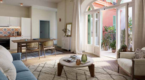Programme immobilier neuf VILLA SIEBEL - Nice réhabilitation proche de la plage (06000) - Référence : 14393