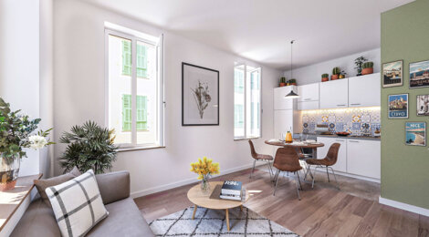 Programme immobilier neuf POINTE PASTORELLI 2 - Nice Réhabilitation quartier Carabacel (06000) - Référence : 14390