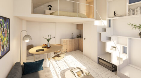 Programme immobilier neuf 30e Avenue - Nice réhabilitation studios étudiants à proximité des facultés (06000) - Référence : 18437