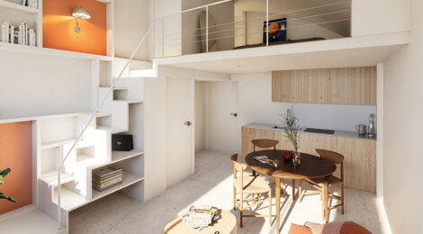 Programme immobilier neuf 30e Avenue - Nice réhabilitation studios étudiants à proximité des facultés (06000) - Référence : 18437