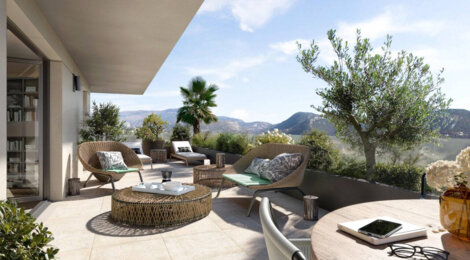 Programme immobilier neuf Les Hauts de Rimiez - La Bastide - Nice sur les hauteurs avec vue mer (06000) - Référence : 11885