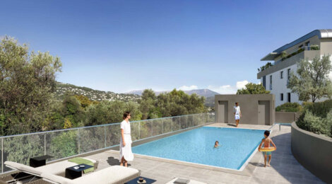 Programme immobilier neuf Les Hauts de Rimiez - La Bastide - Nice sur les hauteurs avec vue mer (06000) - Référence : 11885