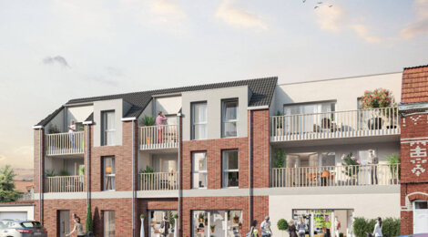 Programme immobilier neuf La Source - Nieppe : Appartements T2–T3 avec balcons, loggias et stationnement dans une résidence intimiste (59850) - Référence : 12000
