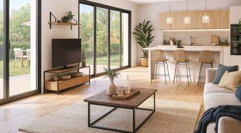 Programme immobilier neuf LE CLOS DUNANT - Niévroz maison proche du  lac à vélo (01120) - Référence : 14271