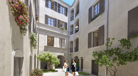 Programme immobilier neuf CARRE MITHRAS -  Nîmes : appartements neufs du studio au 3 pièces en cœur historique (30000) - Référence : 14771