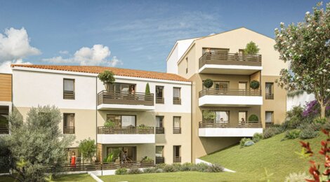 Programme immobilier neuf PUECH DUPLAN - Nîmes : appartements neufs du studio au 4 pièces proche commerces et parc Mont Duplan (30000) - Référence : 14774
