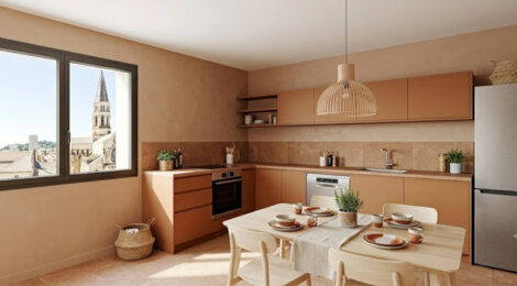 Programme immobilier neuf Villa Madeleine - NÎMES (30) - Nîmes : Appartements studio–T2 avec terrasses, dispositif Malraux et RT2012 en plein centre-ville (30000) - Référence : 17645