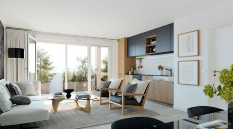 Programme immobilier neuf Les Terrasses du Colisée - Nîmes : Appartements T2–T4 avec terrasses, parking sécurisé et proximité centre-ville et tram’bus (30000) - Référence : 14734