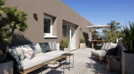 Programme immobilier neuf Les Terrasses du Colisée - Nîmes : Appartements T2–T4 avec terrasses, parking sécurisé et proximité centre-ville et tram’bus (30000) - Référence : 14734