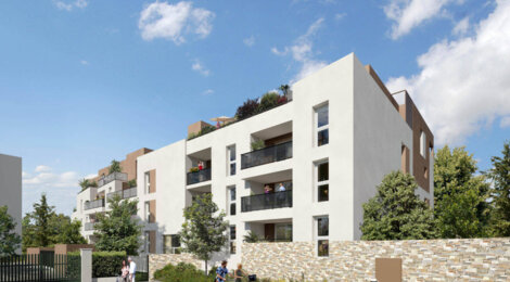 Programme immobilier neuf Les Terrasses du Colisée - Nîmes : Appartements T2–T4 avec terrasses, parking sécurisé et proximité centre-ville et tram’bus (30000) - Référence : 14734
