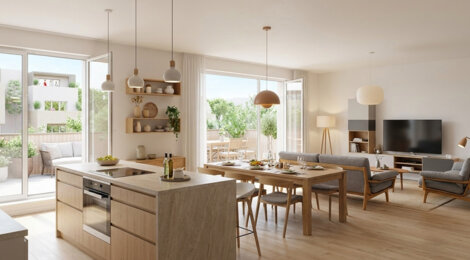 Programme immobilier neuf cote pinede - Nîmes Nord-Est : 22 appartements neufs 2 à 4 pièces proches des commerces (30000) - Référence : 11287