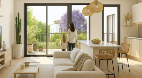 Programme immobilier neuf ELOGE DU PARC - Nîmes quartier résidentiel à proximité à pied du tramway T2 (30000) - Référence : 14778
