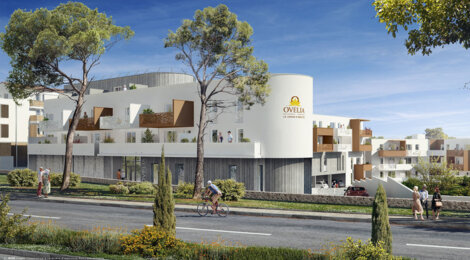 Programme immobilier neuf LE JARDIN D'ODETTE - Nîmes : Résidence senior avec terrasses, parking sécurisé et proximité centre-ville (30000) - Référence : 17329