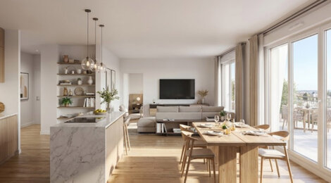Programme immobilier neuf TERRASSES DE STRASBOURG - Nogent-sur-Marne adresse lumineuse aux portes de Paris (94130) - Référence : 17399
