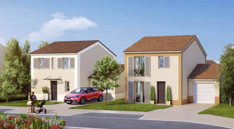 Programme immobilier neuf Le Hameau Fleuri - Nointel : Maisons T4–T5 avec jardins, garages et Prêt à Taux Zéro à proximité de la Gare Transilien H (95590) - Référence : 5964