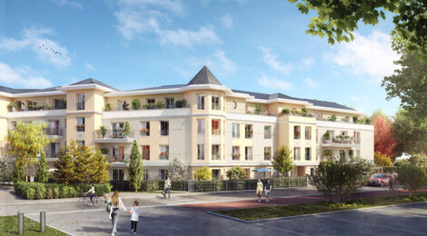 Programme immobilier neuf Domaine des Marmousets - Noiseau : appartements neufs du 2 au 4 pièces proche du centre-ville (94880) - Référence : 14964