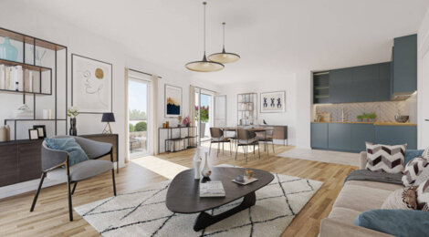 Programme immobilier neuf Les Terrasses des Coteaux -  Noisy-le-Grand : appartements neufs du 2 au 4 pièces à 9 min de la gare RER A (93160) - Référence : 14878