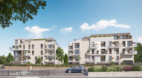 Programme immobilier neuf Les Terrasses des Coteaux -  Noisy-le-Grand : appartements neufs du 2 au 4 pièces à 9 min de la gare RER A (93160) - Référence : 14878