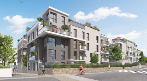 Programme immobilier neuf Les Terrasses des Coteaux -  Noisy-le-Grand : appartements neufs du 2 au 4 pièces à 9 min de la gare RER A (93160) - Référence : 14878