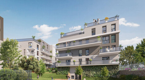 Programme immobilier neuf Les Terrasses des Coteaux -  Noisy-le-Grand : appartements neufs du 2 au 4 pièces à 9 min de la gare RER A (93160) - Référence : 14878