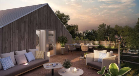 Programme immobilier neuf Belle-Ile-en-Marne - Noisy-le-Grand : Appartements studio–T5 avec terrasses, loggias et parkings au bord de la Marne (93160) - Référence : 14229