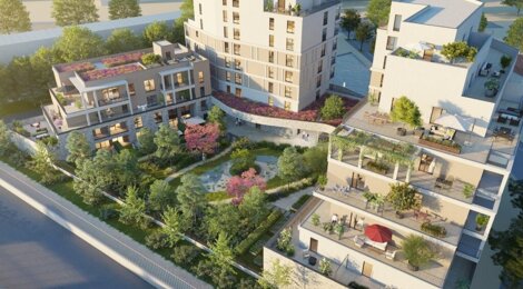 Programme immobilier neuf LES TERRASSES GALLIENI - Noisy-le-Sec : appartements neufs du studio au 5 pièces proche du RER E (93130) - Référence : 15187
