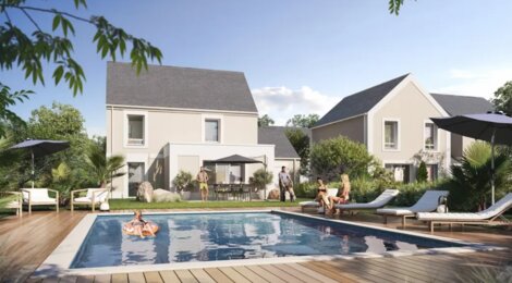 Programme immobilier neuf LES CHARMES - Notre-Dam-d’Oé aux portes immédiates de Tours (37390) - Référence : 15331
