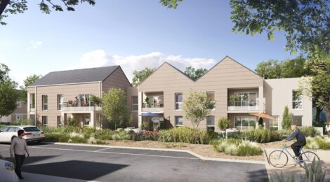 Programme immobilier neuf LES CHARMES - Notre-Dam-d’Oé aux portes immédiates de Tours (37390) - Référence : 15331