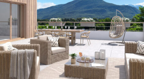 Programme immobilier neuf LES JARDINS DE ROMANE - Notre-Dame-de-Mésage La Touche résidence intimiste proche de Grenoble (38220) - Référence : 14130