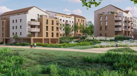 Programme immobilier neuf LE CLOS DES SENS - Noyal-Châtillon-sur-Seiche  aux portes de Rennes (35230) - Référence : 14085