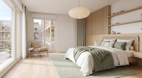 Programme immobilier neuf Caliza - Olivet : appartements neufs du 1 au 6 pièces à 15 min d’Orléans (45160) - Référence : 15558