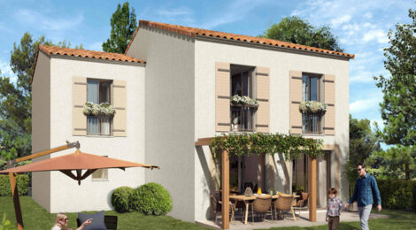 Programme immobilier neuf Les Jardins de Provence - Opio : maisons et appartements neufs de 3 à 5 pièces sur les hauteurs du village (06650) - Référence : 14355