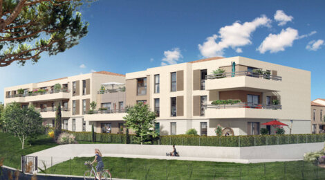 Programme immobilier neuf Les Jardins de Provence - Opio : maisons et appartements neufs de 3 à 5 pièces sur les hauteurs du village (06650) - Référence : 14355