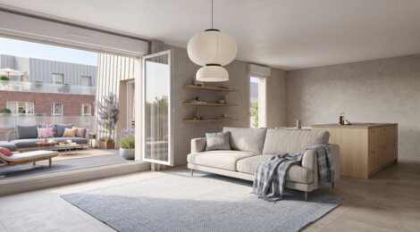 Programme immobilier neuf Florescence - Orchies : Appartements T2–T4 avec terrasses, parking sécurisé et proximité Place de la Mairie (59310) - Référence : 14804