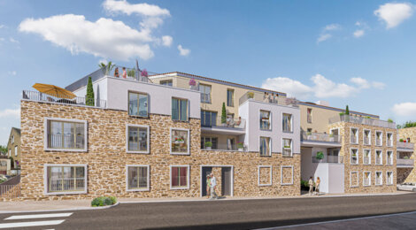 Programme immobilier neuf Les Jardins Foch - Orgeval : appartements neufs du 2 au 5 pièces proche centre-ville et ligne J (78630) - Référence : 15403