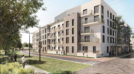 Programme immobilier neuf RESIDENCE VERSO - Orléans adresse connectée avec tramway direct (45000) - Référence : 17324