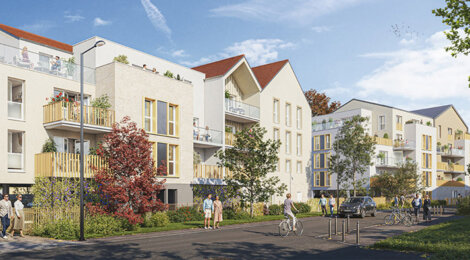 Programme immobilier neuf Le Clos Saint Marceau - Orléans adresse verdoyante proche Loire et centre-ville (45000) - Référence : 17228