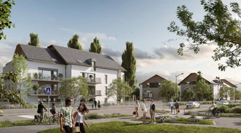Programme immobilier neuf Les Allées d'Aria - Orléans appartements lumineux près centre ville et commerces (45000) - Référence : 17457