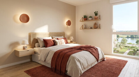 Programme immobilier neuf LES BERGES D'HOULIPPE - Orléans : appartements neufs du studio au 5 pièces aux portes du centre-ville (45000) - Référence : 15091