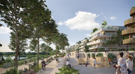 Programme immobilier neuf CONTEMPLATION - LES BERGES D'HOULIPPE - Orléans : logements neufs T2–T4 en bords de Loire proche du centre-ville (45000) - Référence : 10314