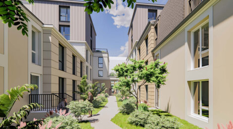 Programme immobilier neuf LIVING SAINT LAURENT - Orléans résidence étudiante proche campus Madeleine (45000) - Référence : 15618