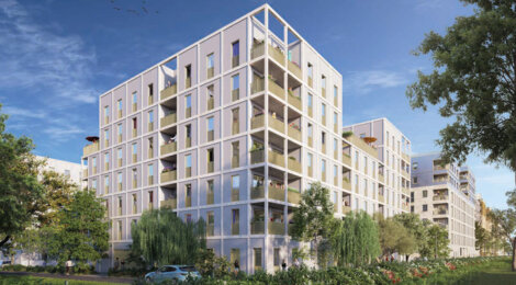 Programme immobilier neuf Insouciance - Orly proche Paris résidence neuve écoquartier avec espaces verts (94310) - Référence : 17176